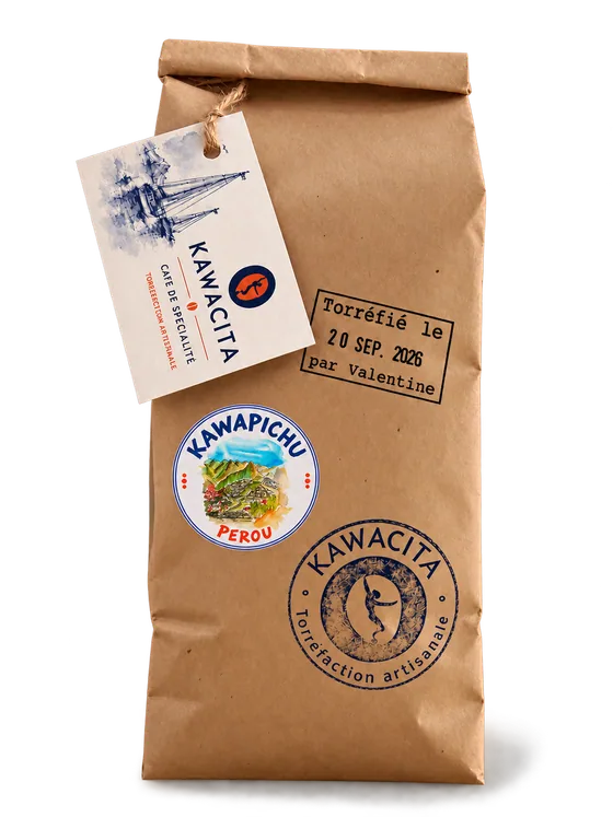 Paquet de café Kawapichu, Pérou